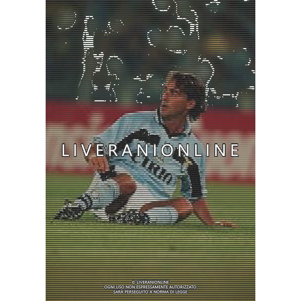 20-08-1999 ROMA -LAZIO RIVER PLATE AMICHEVOLE NELLA FOTO ROBERTO MANCINI AG ALDO LIVERANI SAS