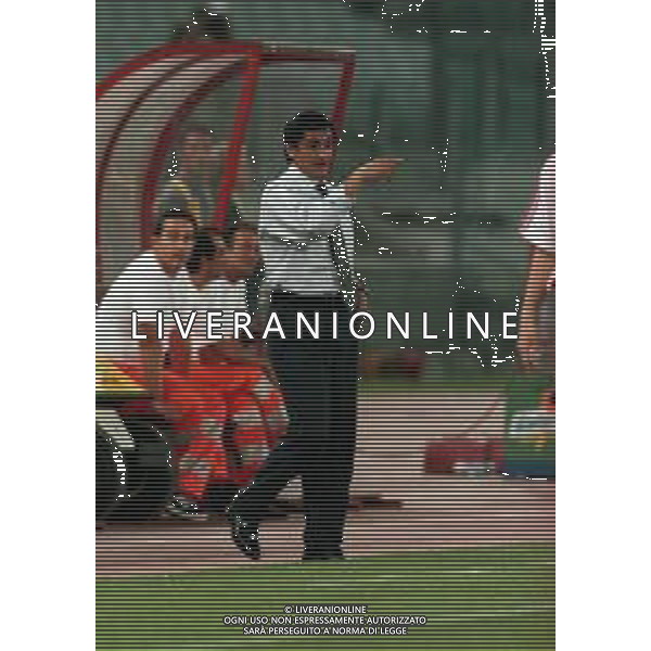 20-08-1999 ROMA -LAZIO RIVER PLATE AMICHEVOLE NELLA FOTO RAMON DIAZ ALLENATORE RIVER PLATE AG ALDO LIVERANI SAS
