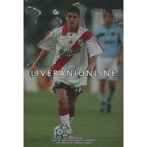 20-08-1999 ROMA -LAZIO RIVER PLATE AMICHEVOLE NELLA FOTO PABLO AIMAR AG ALDO LIVERANI SAS