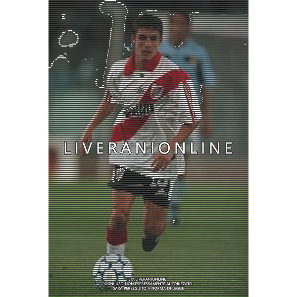 20-08-1999 ROMA -LAZIO RIVER PLATE AMICHEVOLE NELLA FOTO PABLO AIMAR AG ALDO LIVERANI SAS