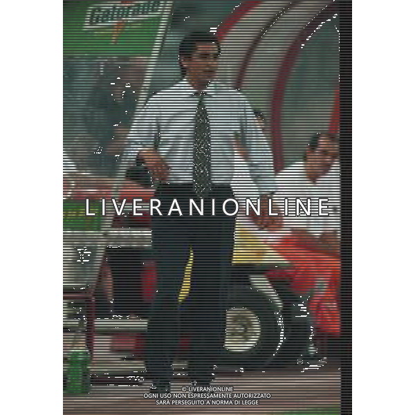 20-08-1999 ROMA -LAZIO RIVER PLATE AMICHEVOLE NELLA FOTO RAMON DIAZ ALLENATORE RIVER PLATE AG ALDO LIVERANI SAS