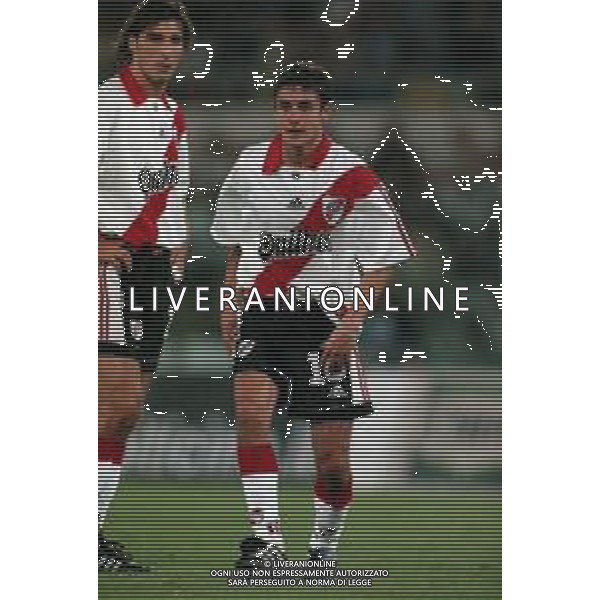 20-08-1999 ROMA -LAZIO RIVER PLATE AMICHEVOLE NELLA FOTO PABLO AIMAR AG ALDO LIVERANI SAS