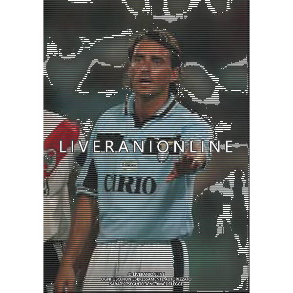 20-08-1999 ROMA -LAZIO RIVER PLATE AMICHEVOLE NELLA FOTO ROBERTO MANCINI AG ALDO LIVERANI SAS