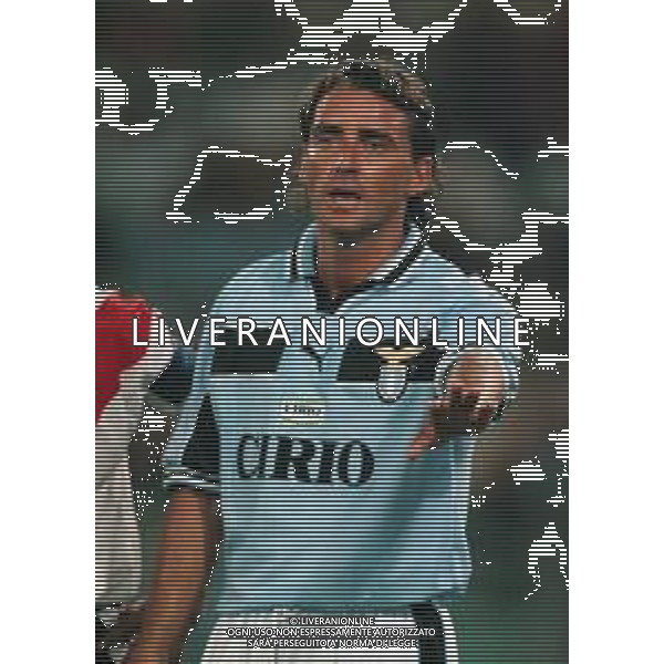 20-08-1999 ROMA -LAZIO RIVER PLATE AMICHEVOLE NELLA FOTO ROBERTO MANCINI AG ALDO LIVERANI SAS
