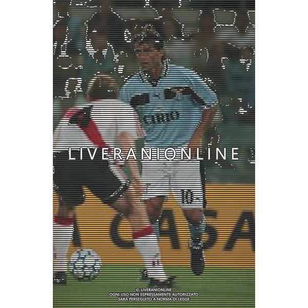 20-08-1999 ROMA -LAZIO RIVER PLATE AMICHEVOLE NELLA FOTO ROBERTO MANCINI AG ALDO LIVERANI SAS