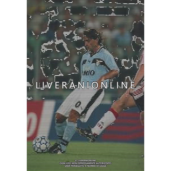 20-08-1999 ROMA -LAZIO RIVER PLATE AMICHEVOLE NELLA FOTO ROBERTO MANCINI AG ALDO LIVERANI SAS