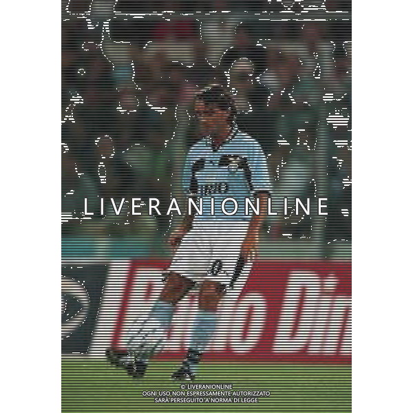 20-08-1999 ROMA -LAZIO RIVER PLATE AMICHEVOLE NELLA FOTO ROBETO MANCINI AG ALDO LIVERANI SAS