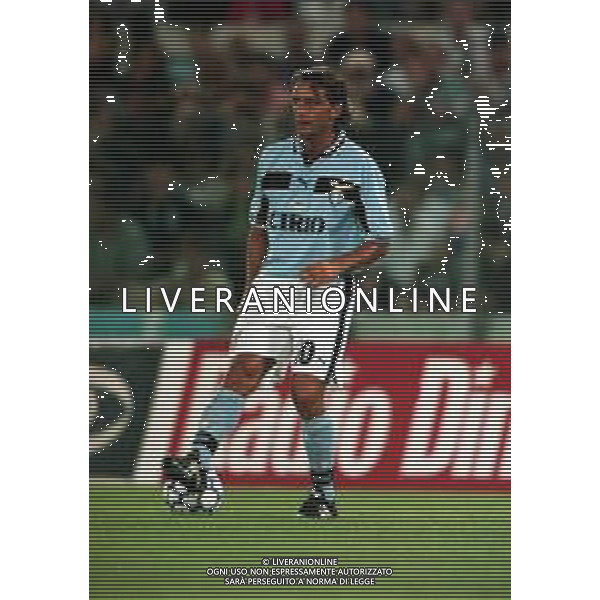 20-08-1999 ROMA -LAZIO RIVER PLATE AMICHEVOLE NELLA FOTO ROBERTO MANCINI AG ALDO LIVERANI SAS