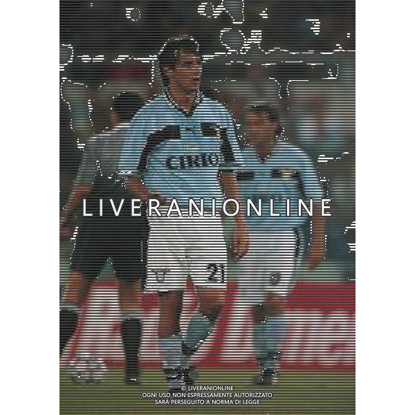 20-08-1999 ROMA -LAZIO RIVER PLATE AMICHEVOLE NELLA FOTO SIMONE INZAGHI AG ALDO LIVERANI SAS