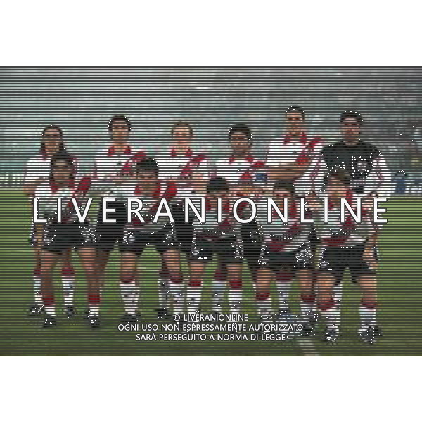 20-08-1999 ROMA -LAZIO RIVER PLATE AMICHEVOLE NELLA FOTO FORMAZIONE DEL RIVER PLATE AG ALDO LIVERANI SAS