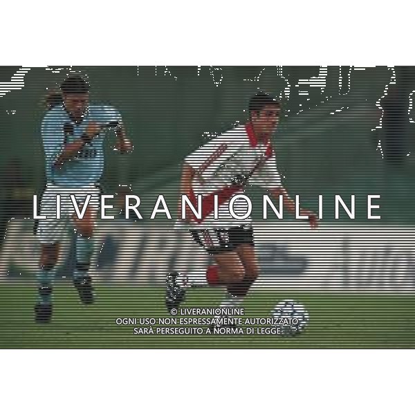 20-08-1999 ROMA -LAZIO RIVER PLATE AMICHEVOLE NELLA FOTO PABLO AIMAR AG ALDO LIVERANI SAS