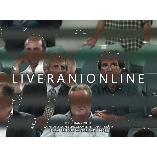 20-08-1999 ROMA -LAZIO RIVER PLATE AMICHEVOLE NELLA FOTO SERGIO CRAGNOTTI PRESIDENTE LAZIO CALCIO CON DINO ZOFF AG ALDO LIVERANI SAS