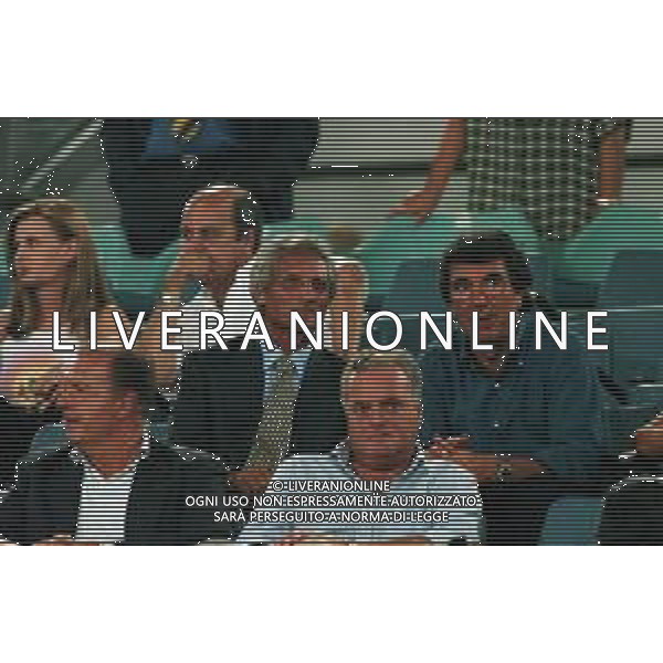 20-08-1999 ROMA -LAZIO RIVER PLATE AMICHEVOLE NELLA FOTO SERGIO CRAGNOTTI PRESIDENTE LAZIO CALCIO CON DINO ZOFF AG ALDO LIVERANI SAS