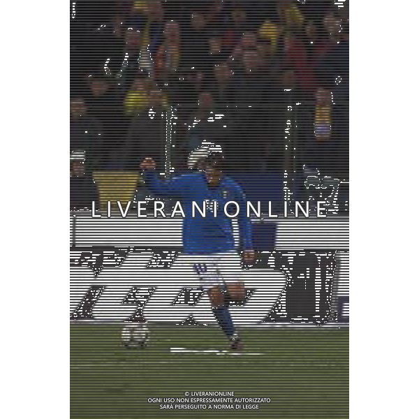 24-01-2001 BUCAREST-QUALIFICAZIONI MONDIALI ROMANIA ITALIA 0-2 NELLA FOTO ALESSANDRO DEL PIERO AG ALDO LIVERANI SAS