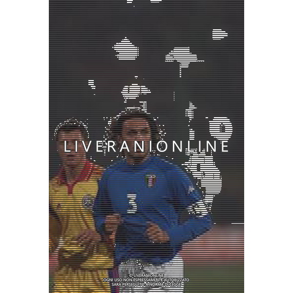 24-01-2001 BUCAREST-QUALIFICAZIONI MONDIALI ROMANIA ITALIA 0-2 NELLA FOTO PAOLO MALDINI AG ALDO LIVERANI SAS