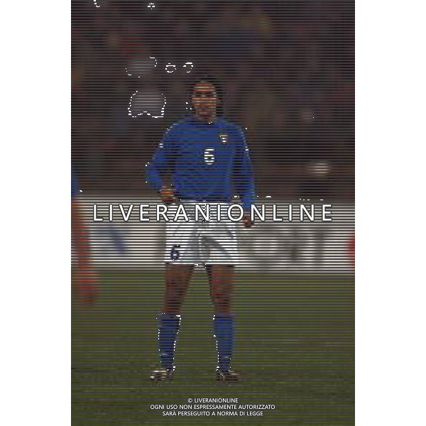 24-01-2001 BUCAREST-QUALIFICAZIONI MONDIALI ROMANIA ITALIA 0-2 NELLA FOTO NESTA ALESSANDRO AG ALDO LIVERANI SAS