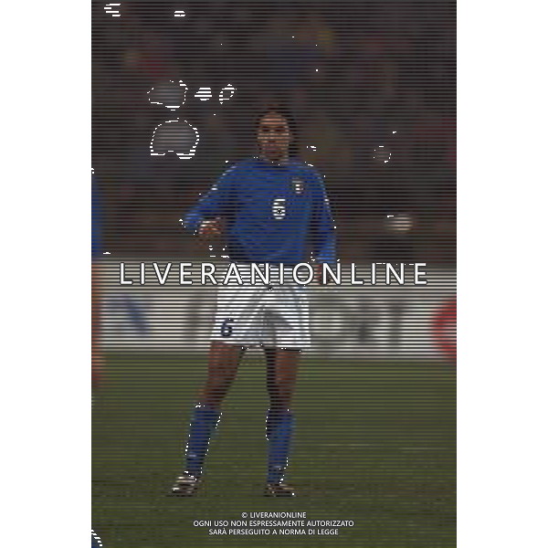 24-01-2001 BUCAREST-QUALIFICAZIONI MONDIALI ROMANIA ITALIA 0-2 NELLA FOTO NESTA ALESSANDRO AG ALDO LIVERANI SAS