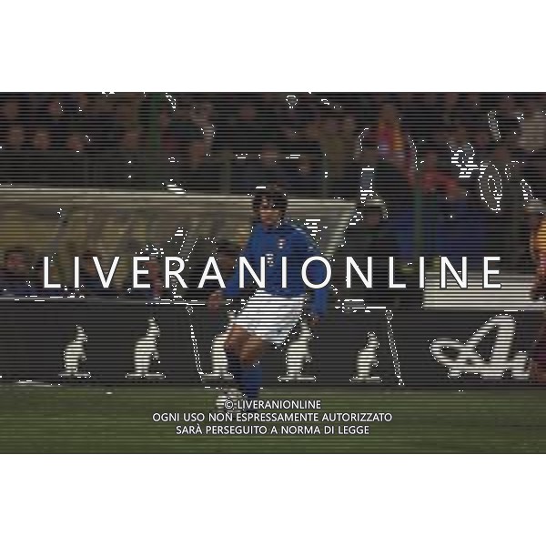 24-01-2001 BUCAREST-QUALIFICAZIONI MONDIALI ROMANIA ITALIA 0-2 NELLA FOTO DAMIANO TOMMASI AG ALDO LIVERANI SAS