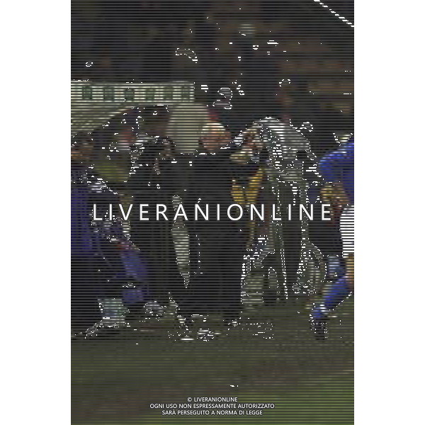 24-01-2001 BUCAREST-QUALIFICAZIONI MONDIALI ROMANIA ITALIA 0-2 NELLA FOTO GIOVANNI TRAPATTONI ALLENATORE NAZIONALE ITALIANA AG ALDO LIVERANI SAS