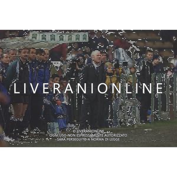 24-01-2001 BUCAREST-QUALIFICAZIONI MONDIALI ROMANIA ITALIA 0-2 NELLA FOTO GIOVANNI TRAPATTONI ALLENATORE NAZIONALE ITALIANA AG ALDO LIVERANI SAS