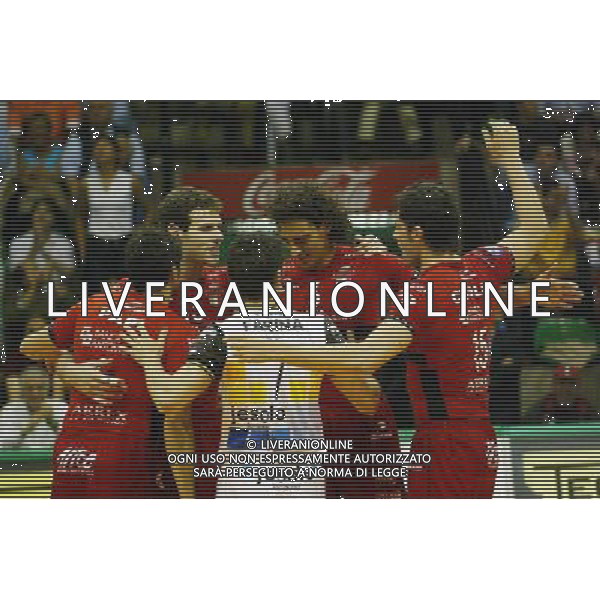 TREVISO 15/05/2005 PLAY OFF SCUDETTO SISLEY TREVISO-RPA PERUGIA NELLA FOTO:ESULTANZA FOTO PAOLA GARBUIO/ALDO LIVERANI s.a.s