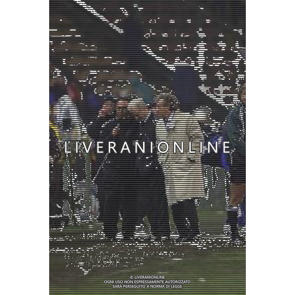 24-01-2001 BUCAREST-QUALIFICAZIONI MONDIALI ROMANIA ITALIA 0-2 NELLA FOTO GIOVANNI TRAPATTONI ALLENATORE NAZIONALE ITALIANA AG ALDO LIVERANI SAS