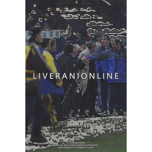 24-01-2001 BUCAREST-QUALIFICAZIONI MONDIALI ROMANIA ITALIA 0-2 NELLA FOTO GIOVANNI TRAPATTONI ALLENATORE NAZIONALE ITALIANA AG ALDO LIVERANI SAS