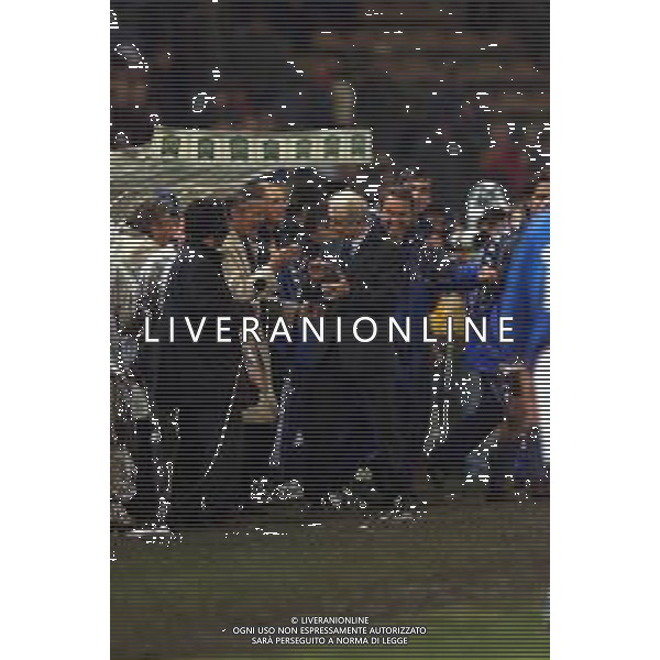 24-01-2001 BUCAREST-QUALIFICAZIONI MONDIALI ROMANIA ITALIA 0-2 NELLA FOTO GIOVANNI TRAPATTONI ALLENATORE NAZIONALE ITALIANA AG ALDO LIVERANI SAS