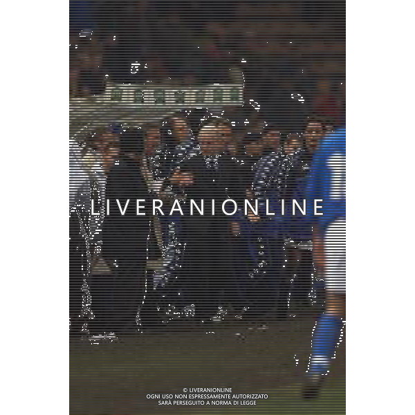 24-01-2001 BUCAREST-QUALIFICAZIONI MONDIALI ROMANIA ITALIA 0-2 NELLA FOTO GIOVANNI TRAPATTONI ALLENATORE NAZIONALE ITALIANA AG ALDO LIVERANI SAS