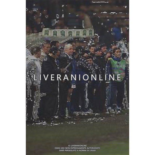 24-01-2001 BUCAREST-QUALIFICAZIONI MONDIALI ROMANIA ITALIA 0-2 NELLA FOTO GIOVANNI TRAPATTONI ALLENATORE NAZIONALE ITALIANA AG ALDO LIVERANI SAS