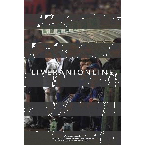 24-01-2001 BUCAREST-QUALIFICAZIONI MONDIALI ROMANIA ITALIA 0-2 NELLA FOTO GIOVANNI TRAPATTONI ALLENATORE NAZIONALE ITALIANA AG ALDO LIVERANI SAS