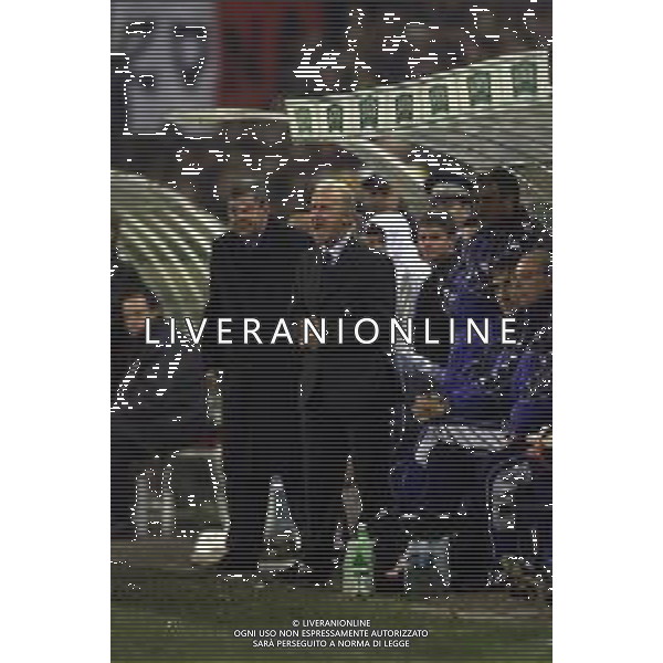 24-01-2001 BUCAREST-QUALIFICAZIONI MONDIALI ROMANIA ITALIA 0-2 NELLA FOTO GIOVANNI TRAPATTONI ALLENATORE NAZIONALE ITALIANA AG ALDO LIVERANI SAS