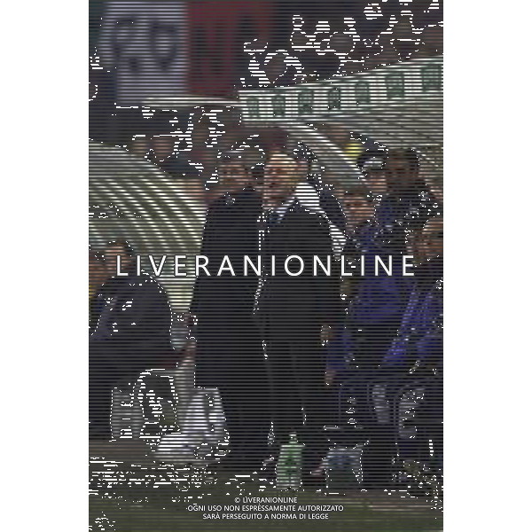 24-01-2001 BUCAREST-QUALIFICAZIONI MONDIALI ROMANIA ITALIA 0-2 NELLA FOTO GIOVANNI TRAPATTONI ALLENATORE NAZIONALE ITALIANA AG ALDO LIVERANI SAS