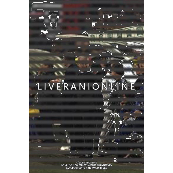 24-01-2001 BUCAREST-QUALIFICAZIONI MONDIALI ROMANIA ITALIA 0-2 NELLA FOTO GIOVANNI TRAPATTONI ALLENATORE NAZIONALE ITALIANA AG ALDO LIVERANI SAS