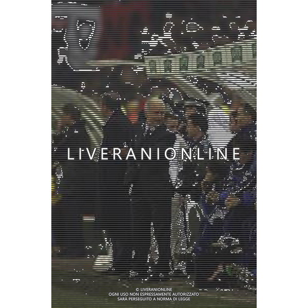 24-01-2001 BUCAREST-QUALIFICAZIONI MONDIALI ROMANIA ITALIA 0-2 NELLA FOTO GIOVANNI TRAPATTONI ALLENATORE NAZIONALE ITALIANA AG ALDO LIVERANI SAS