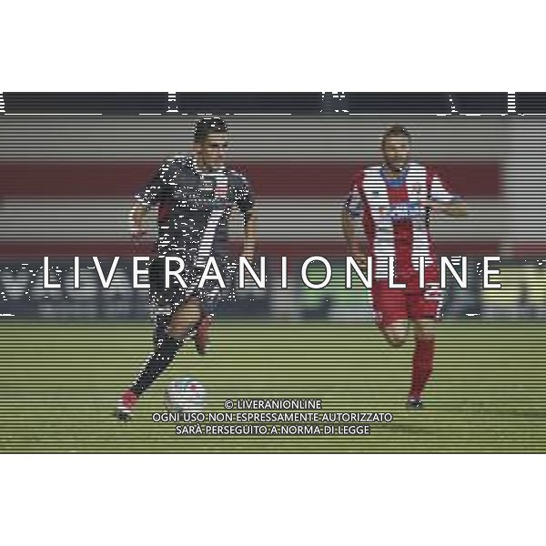VIS PESARO - MONZA Campionato di calcio serie C girone B 11/11/2018 nella foto: Brignoli Tommaso (Monza 1912) Rizzato Simone (vis pesaro) ©Claudio Zamagni/Agenzia Aldo Liverani
