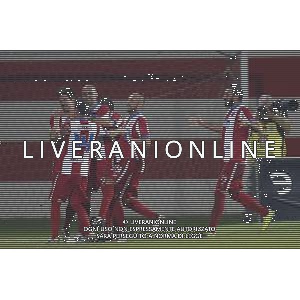 VIS PESARO - MONZA Campionato di calcio serie C girone B 11/11/2018 nella foto: esultanza pesaro ©Claudio Zamagni/Agenzia Aldo Liverani