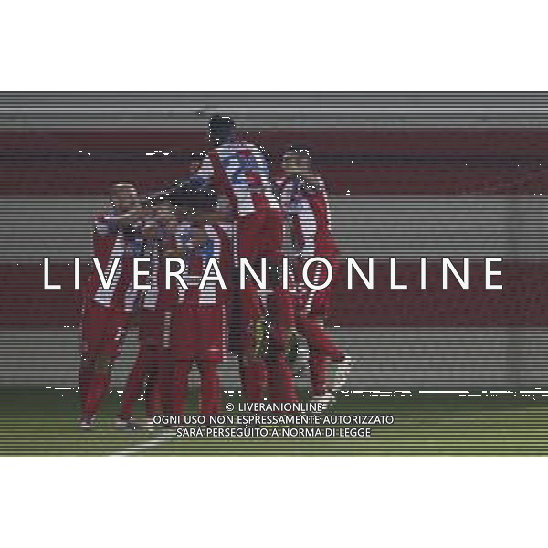 VIS PESARO - MONZA Campionato di calcio serie C girone B 11/11/2018 nella foto: esultanza pesaro ©Claudio Zamagni/Agenzia Aldo Liverani