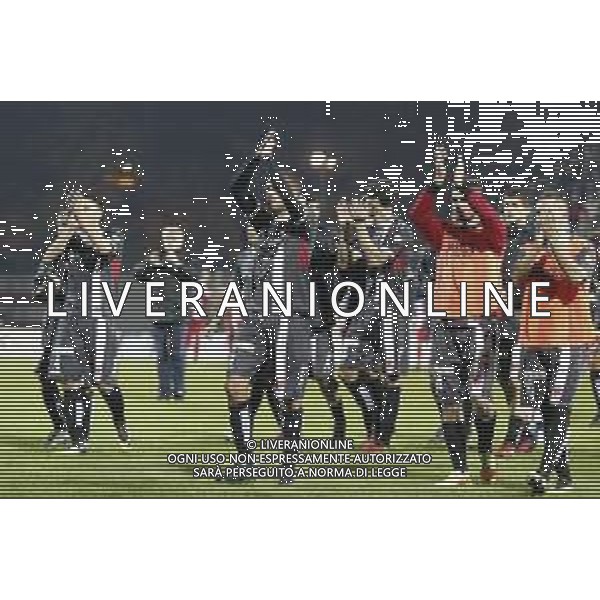VIS PESARO - MONZA Campionato di calcio serie C girone B 11/11/2018 nella foto: il monza saluta i tifosi ©Claudio Zamagni/Agenzia Aldo Liverani
