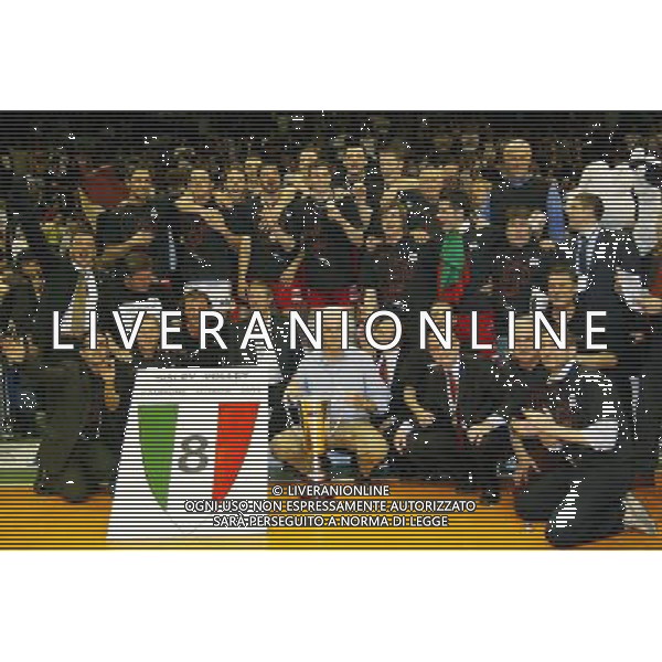 TREVISO 15/05/2005 PLAY OFF SCUDETTO SISLEY TREVISO-RPA PERUGIA NELLA FOTO:FESTEGGIAMENTI FOTO PAOLA GARBUIO/ALDO LIVERANI s.a.s