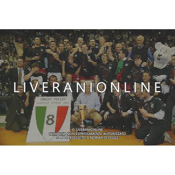 TREVISO 15/05/2005 PLAY OFF SCUDETTO SISLEY TREVISO-RPA PERUGIA NELLA FOTO:FESTEGGIAMENTI FOTO PAOLA GARBUIO/ALDO LIVERANI s.a.s