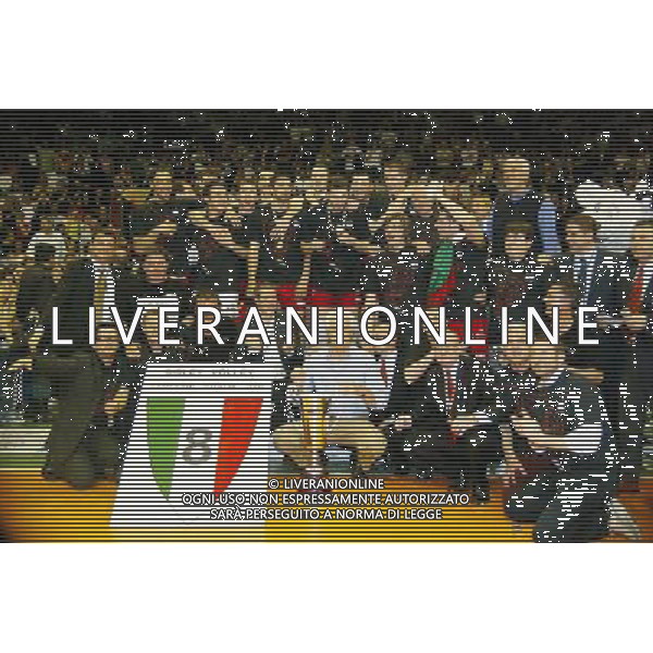 TREVISO 15/05/2005 PLAY OFF SCUDETTO SISLEY TREVISO-RPA PERUGIA NELLA FOTO:FESTEGGIAMENTI FOTO PAOLA GARBUIO/ALDO LIVERANI s.a.s