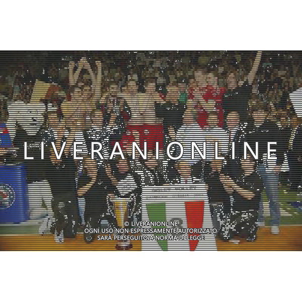 TREVISO 15/05/2005 PLAY OFF SCUDETTO SISLEY TREVISO-RPA PERUGIA NELLA FOTO:FESTEGGIAMENTI FOTO PAOLA GARBUIO/ALDO LIVERANI s.a.s