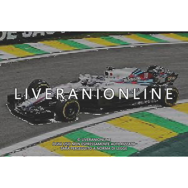 Lance Stroll (CDN) Williams FW41. 10.11.2018. Formula 1 World Championship, Rd 20, Brazilian Grand Prix, Sao Paulo, Brazil, Qualifying Day. AG ALDO LIVERANI SAS-ONLY ITALY
