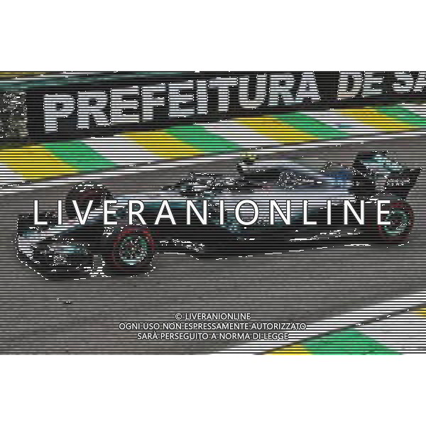 Valtteri Bottas (FIN) Mercedes AMG F1 W09. 10.11.2018. Formula 1 World Championship, Rd 20, Brazilian Grand Prix, Sao Paulo, Brazil, Qualifying Day. AG ALDO LIVERANI SAS-ONLY ITALY