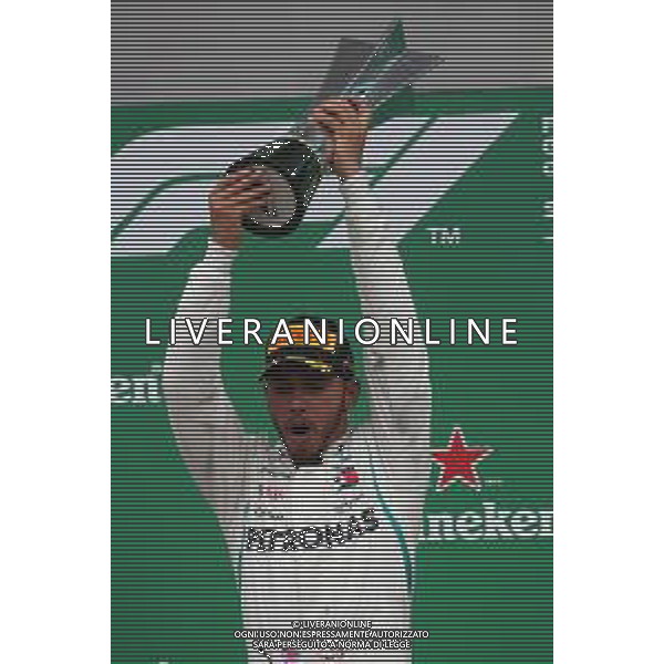 1st place Lewis Hamilton (GBR) Mercedes AMG F1 W09. 11.11.2018. Formula 1 World Championship, Rd 20, Brazilian Grand Prix, Sao Paulo, Brazil, Race Day. AG ALDO LIVERANI SAS-ONLY ITALY