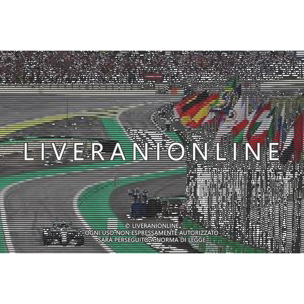 Race winner Lewis Hamilton (GBR) Mercedes AMG F1 W09 enters parc ferme. 11.11.2018. Formula 1 World Championship, Rd 20, Brazilian Grand Prix, Sao Paulo, Brazil, Race Day. AG ALDO LIVERANI SAS-ONLY ITALY
