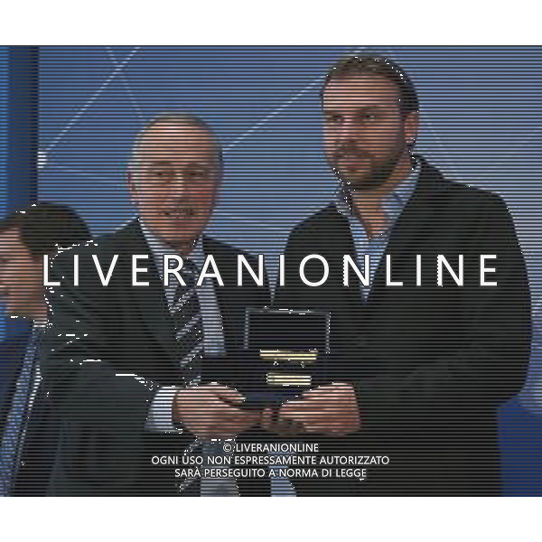 27esima edizione della Panchina d\'oro 2018 Firenze - 12.11.2018 Nella Foto:Giancarlo Abete e Paolo Zanetti panchina di serie C /Ph.Vitez-Ag. Aldo Liverani