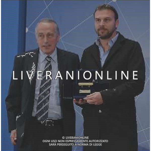 27esima edizione della Panchina d\'oro 2018 Firenze - 12.11.2018 Nella Foto:Giancarlo Abete e Paolo Zanetti panchina di serie C /Ph.Vitez-Ag. Aldo Liverani