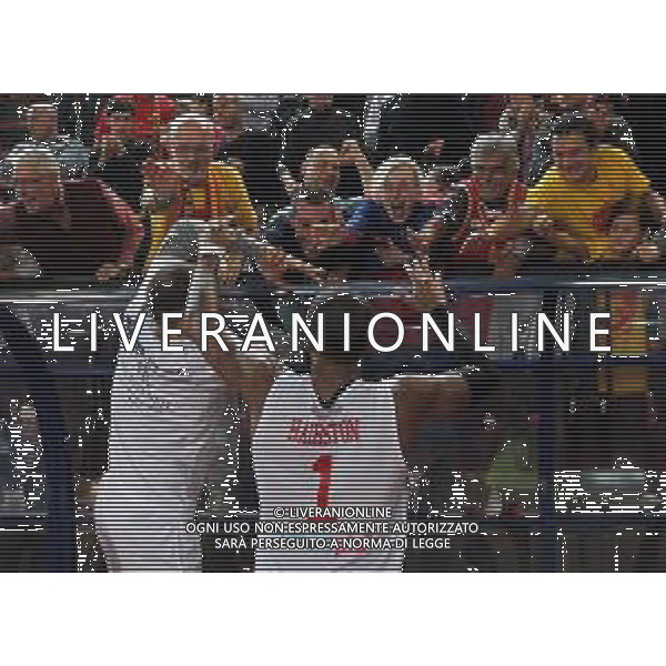 IMOLA 11 11 2018 LE NATURELLE-RAVENA BASKET SERIE A2 NELLA FOTO JOSH HAIRSTON DOPO LA PARTITA ©SANNA / AGENZIA ALDO LIVERANI SAS